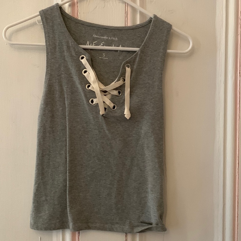 Grey Abercrombie tank size small
